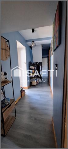 Maison rénovée 112 m² – 3 ch – jardin – garage