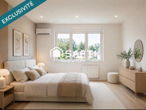 Maison rénovée avec appartement indépendant,  terrasse, jardin et fort potentiel locatif