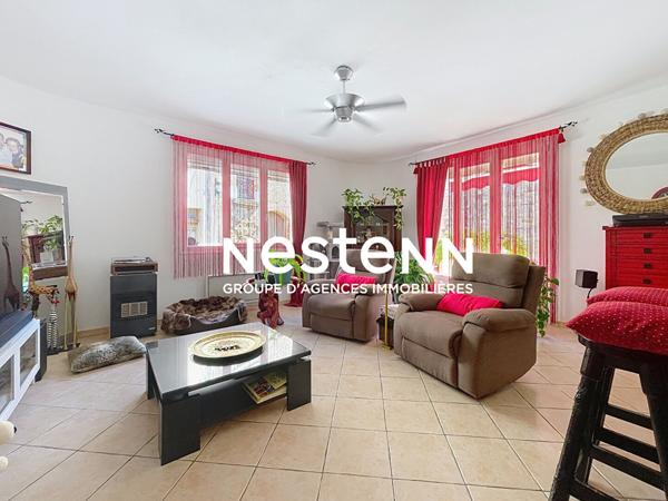 Maison de plain-pied 3 faces à Canohès 3 pièces 88 m² avec garage et terrasse