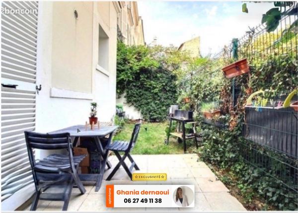 A vendre Duplex 2 pieces avec jardin – Centre-ville  de VILLEJUIF (94)