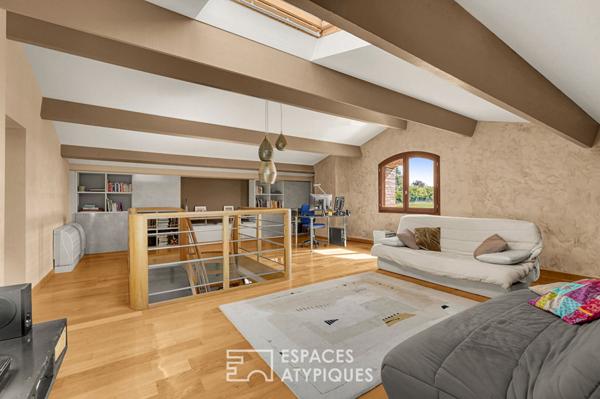 Lauragaise rénovée avec piscine