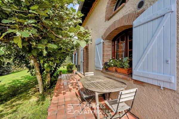 Lauragaise rénovée avec piscine