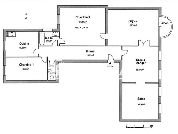 Location Appartement 4 pièces 134.6 m² - 11 RUE OBERLIN Strasbourg 67000