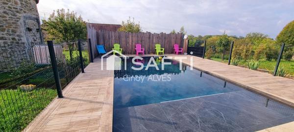 Deux maisons contemporaines avec piscine et spas