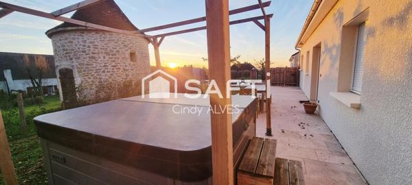 Deux maisons contemporaines avec piscine et spas