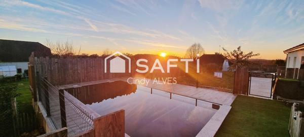 Deux maisons contemporaines avec piscine et spas