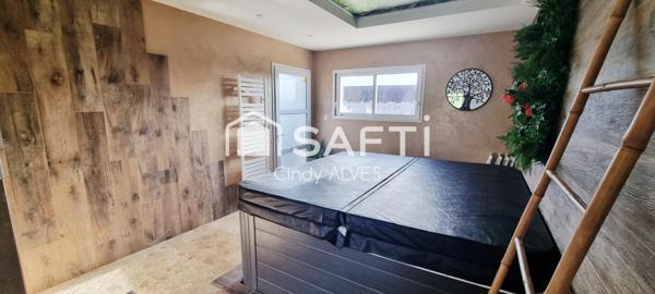 Deux maisons contemporaines avec piscine et spas