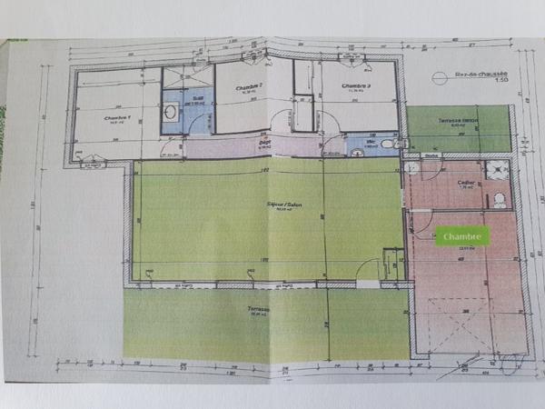 Maison  5 pièce(s)  4 chambre(s)  130 m²