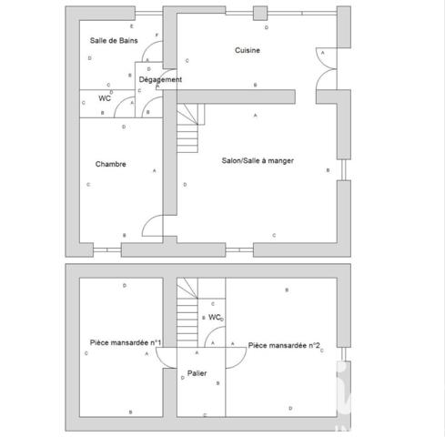 Maison à vendre 4 pièces 81 m² Ciron