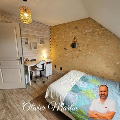 Maison de charme en pierre – 180 m² habitables sur 2700 m² de terrain – À 20 min des portes du Mans