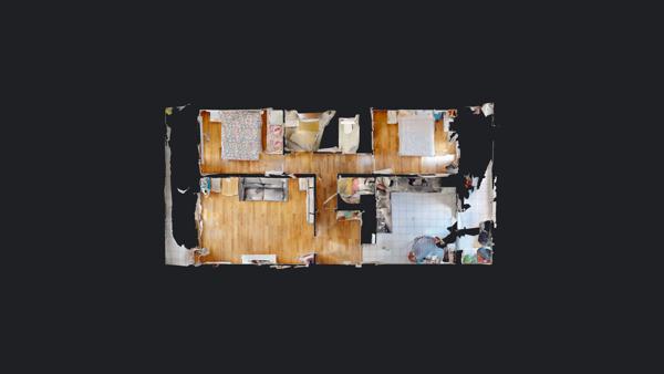 Appartement Paris 3 pièces  66 m2 et 2 balcons de  16 m²