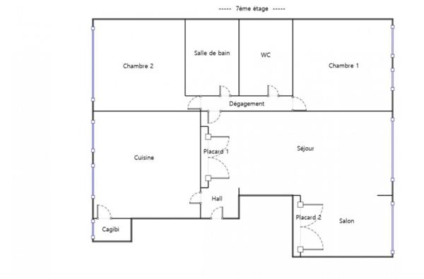 A VENDRE : T3 à LILLE • • 243 000 € FAI • Réf. 1565