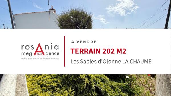 Terrain à LES SABLES-D'OLONNE, 85100 - 202m²