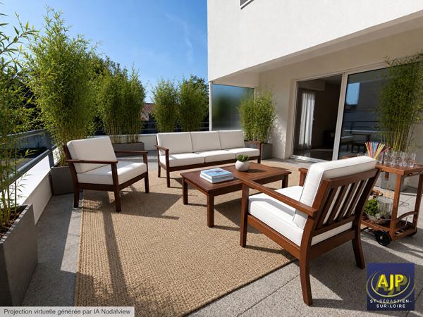 Vente appartement Saint Sebastien Sur Loire : 231 000 € - AJP Immobilier Saint-Sébastien-sur-Loire