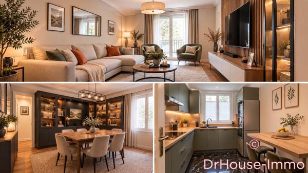 Appartement à vendre 3 pièces de 74 m²