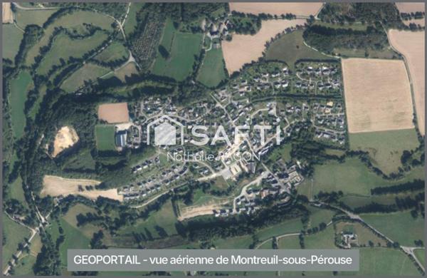 Terrain de 607 m² à Montreuil-sous-Pérouse