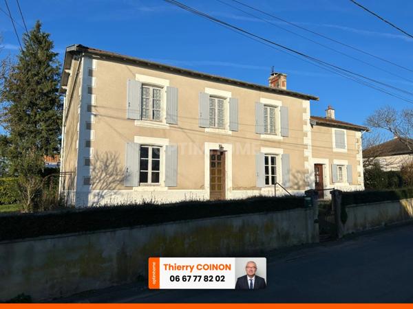 MAISON ANCIENNE A RÉNOVER, BIEN SITUÉE, 3 CHAMBRES, JARDIN 1500 M²