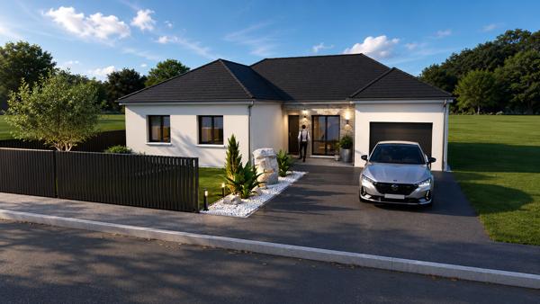 Terrain + Construction de maison de 95m2, proche Chartres