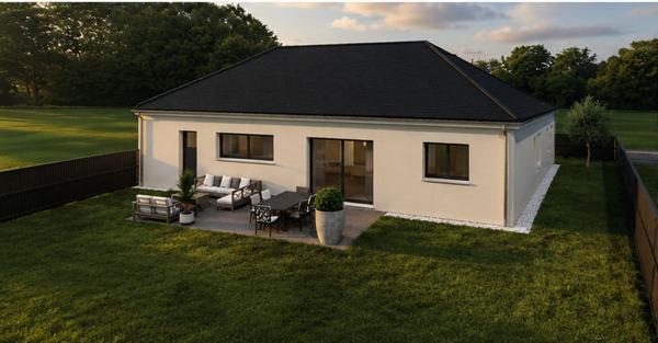 Terrain + Construction de maison de 95m2, proche Chartres