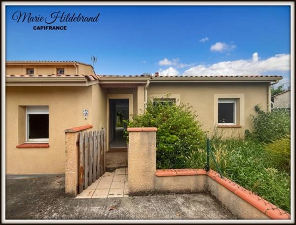 Maison de 80m² habitables - 3 chambres - jardin