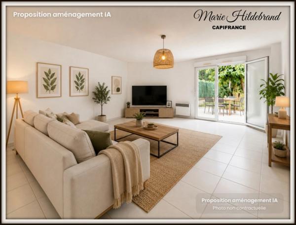 Maison de 80m² habitables - 3 chambres - jardin