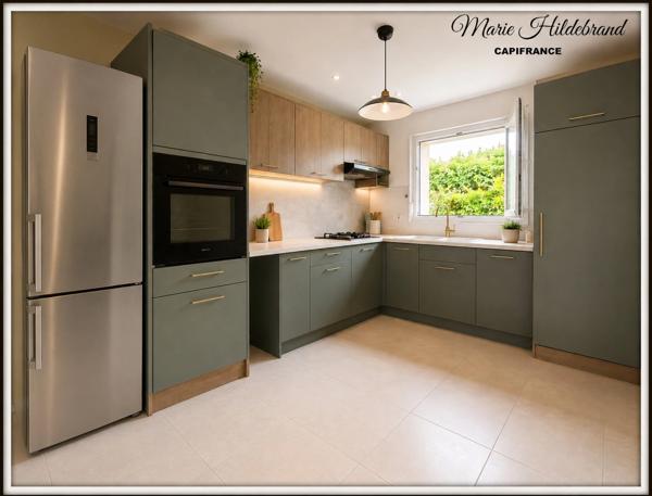 Maison de 80m² habitables - 3 chambres - jardin
