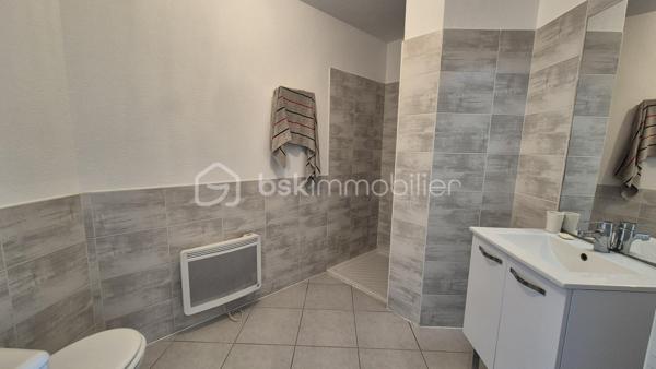A VENDRE APPARTEMENT T2 CABINE DE 44M² A SAINT CYPRIEN - COTE VILLAGE - EN IMPASSE - TERRASSE - PARKIG PRIVE - LIBRE DE TOUTE OCCUPATION - VUE DEGAGEE.
Cet appartement, au premier étage avec ascenseur, est situé dans une résidence récente, calme et entretenue en impasse.
Il se compose d'une pièce à vivre baignée de lumière qui s'ouvre sur une terrasse abritée, d'une cuisine ouverte équipée, d'une chambre, d'une salle d'eau avec toilette, ainsi que d'une cabine faisant office de dressing, de bureau ou bien de couchages supplémentaires.
Une place de parking privative est incluse pour votre stationnement.
Vous apprécierez sa terrasse, vous offrant d'agréables moments de détente entre amis ou en famille.
Parfaitement bien situé, proche de tous les commerces, cet appartement sera idéal pour votre premier achat, et parfait pour un investissement locatif (loyer mensuel à l'année estimé à 650-700 euros).
Je reste à votre disposition pour toutes informations.