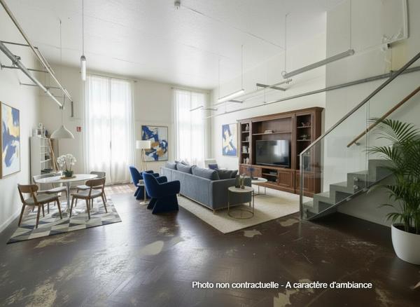 Local d'activité à transformer en loft de 70 m2