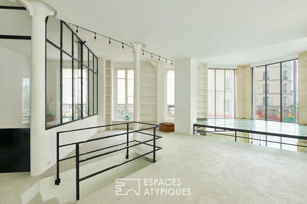 Lumineux loft en proue sur la Butte Montmartre