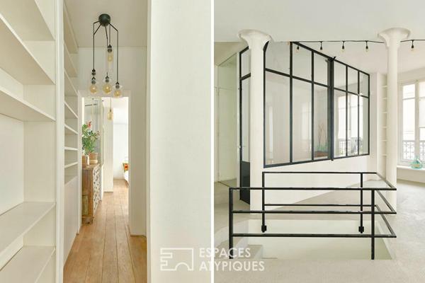 Lumineux loft en proue sur la Butte Montmartre