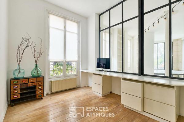 Lumineux loft en proue sur la Butte Montmartre