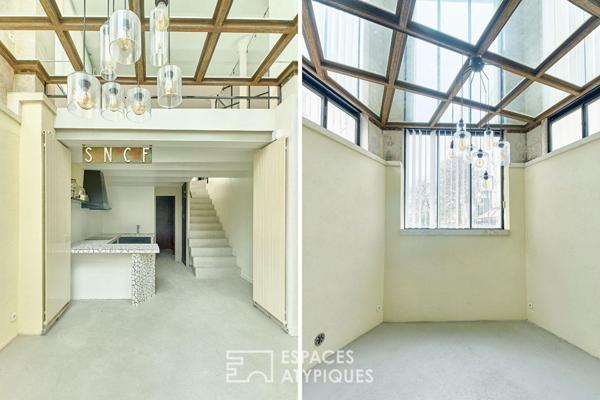 Lumineux loft en proue sur la Butte Montmartre