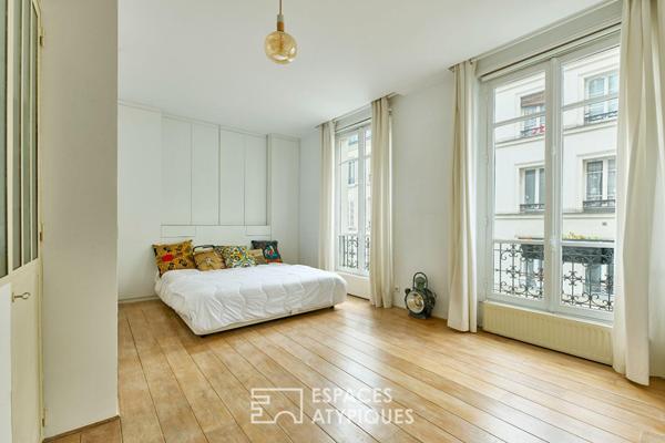 Lumineux loft en proue sur la Butte Montmartre