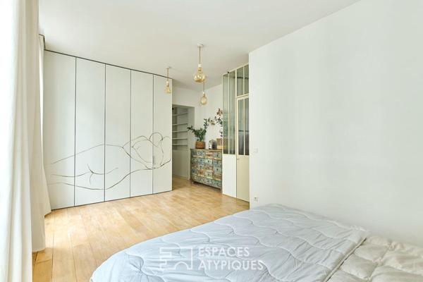 Lumineux loft en proue sur la Butte Montmartre