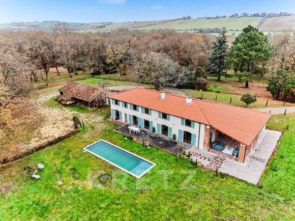 Demeure de carctère au coeur d'un parc et aux portes de Toulouse