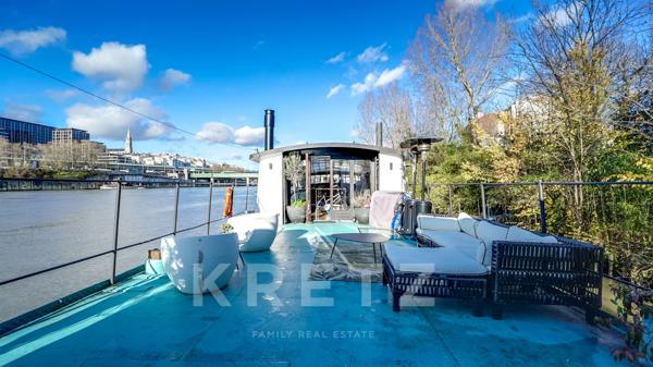 Péniche face au Parc de Saint Cloud