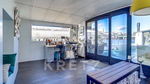 Péniche face au Parc de Saint Cloud