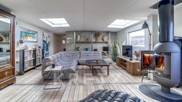 Péniche face au Parc de Saint Cloud