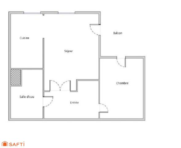 Appartement 2 pièces 49m² - Terrasse