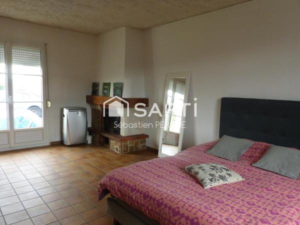 Maison de plain pied, 2 chambres, dépendances