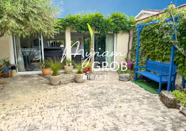 Maison de ville - 130 m2 - avec jardin - Terrasse - Garage  et espace détente
