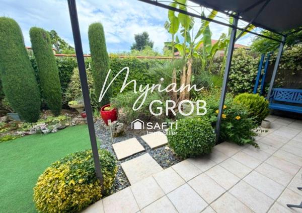 Maison de ville - 130 m2 - avec jardin - Terrasse - Garage  et espace détente