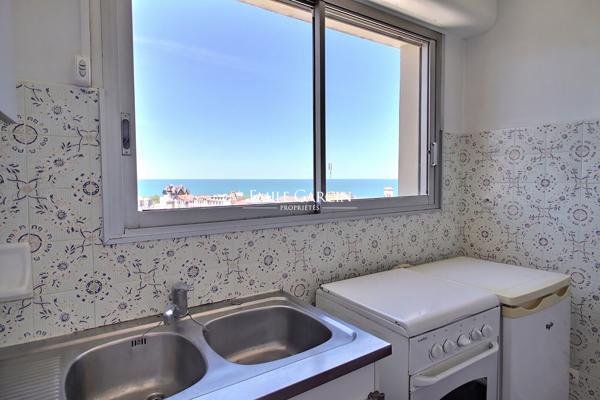 à vendre studio Biarritz vue océan