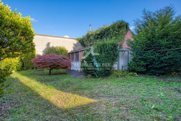 Maison à rénover 3ch, garage et grand jardin