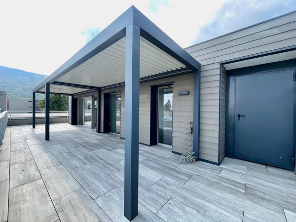 Gex (01170) Appartement en attique avec terrasse de 63 m2 / Vue imprenable