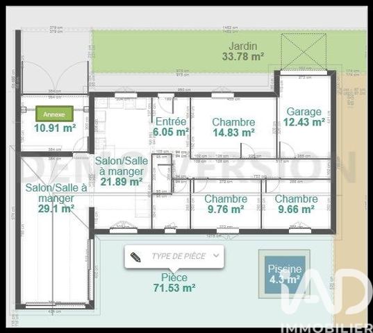 Maison à vendre 4 pièces 99 m² Royan