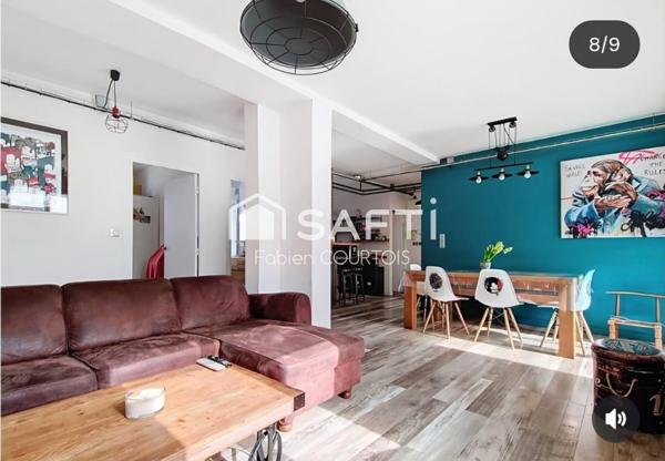 appartement avec belle surface , 4 CHAMBRES , clair et au calme .