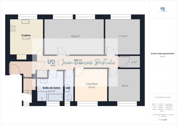 Appartement à vendre 4 pièces 79,41 m² Maxéville