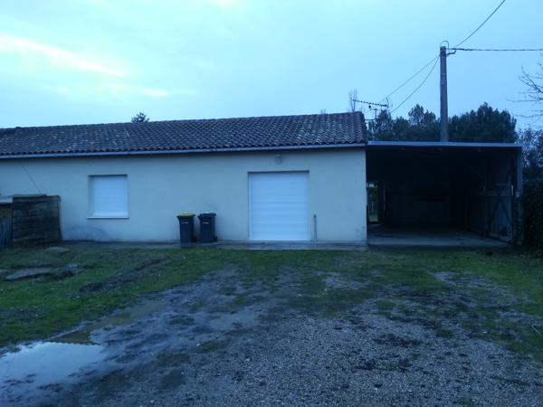 Marmande villa T3 avec jardin et abri voiture actuellement louée