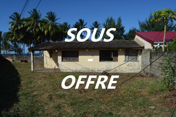 Dpt Martinique (972), à vendre maison 4 p, 62,4 m² - Terrain de 347,00 m² - Plain pied